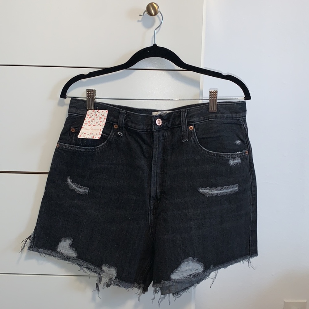 FREE PEOPLE Makai Cutoff Jean Shorts